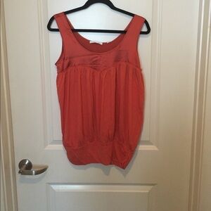 Whim Copper Sleeveless Blouse Size L NEW